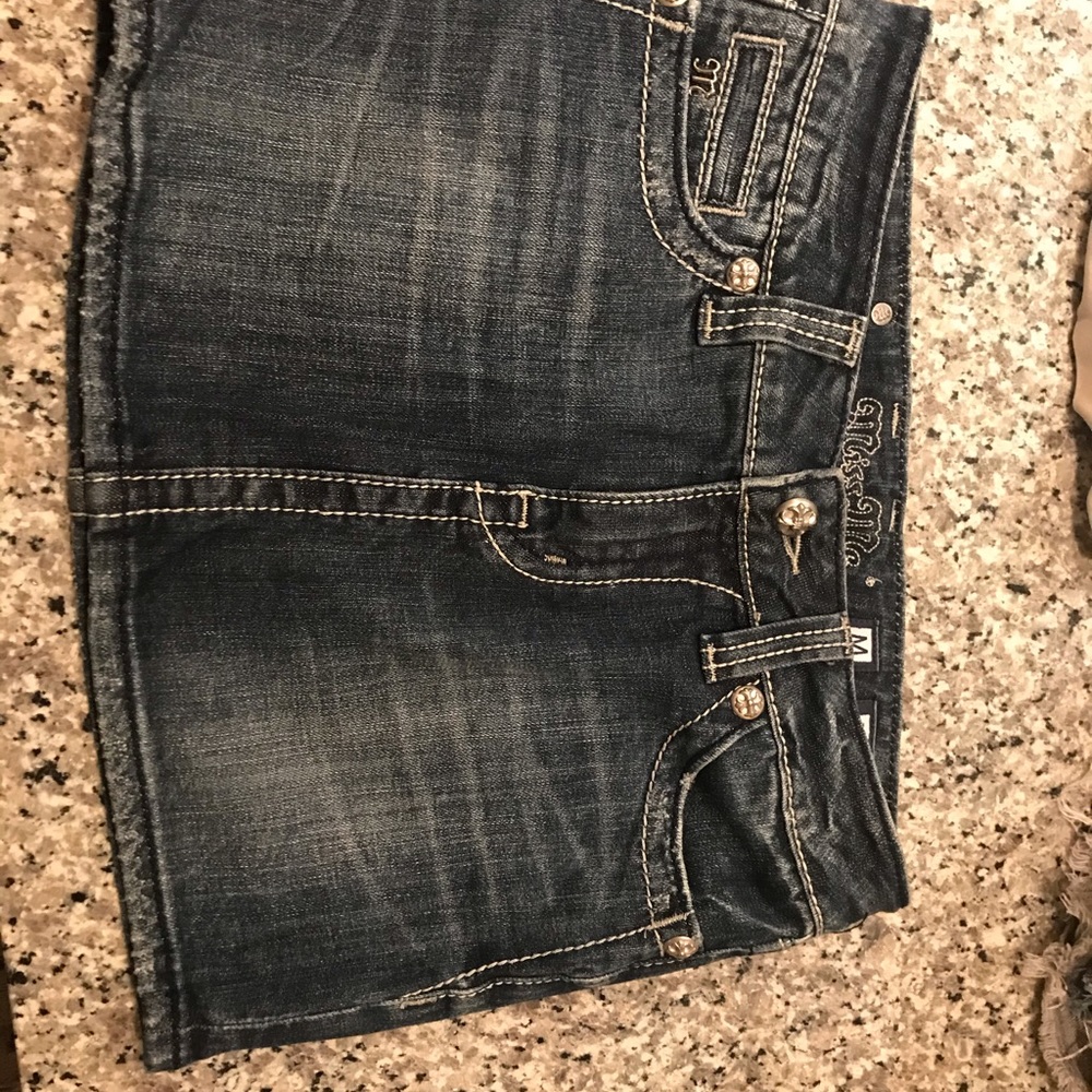Miss me jeans skirt m